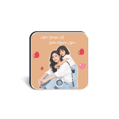 Personalized Photo Musical Fridge Magnet for Mom with Rechargeable Speaker